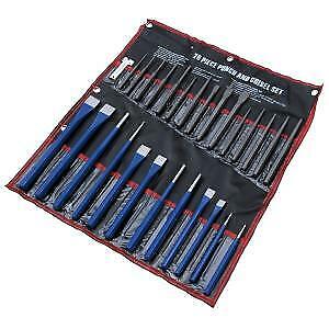 28pc Punch Chisel Set Comprehensive Chrome Vanadium Steel+Pouch