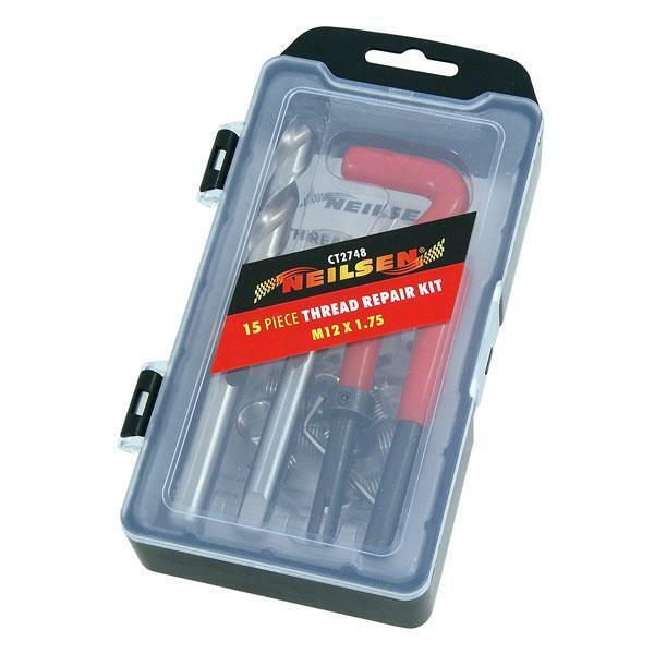 Thread Repair Set M12 X 1.75 with Twist drill and Tap