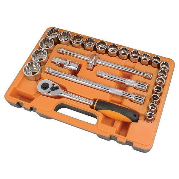 Socket Set - 25pc 1/2in.dr With Multi-fit Sockets