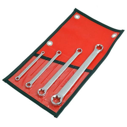 4 Piece Spanner Set E Type Star Double Ended Ring