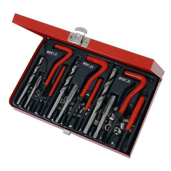 88pc Thread Repair Kit, Helicoil Set Sizes M6, M8 & M10