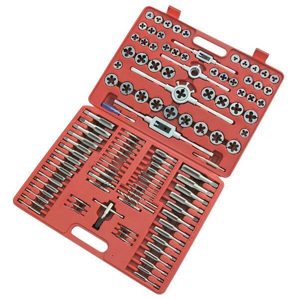 Imperial Tap and Die Set. Alloy Steel. 115pcs