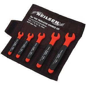 5pc VDE Insulated Spanner Wrench Set - 1000v - 7-14mm Hybrid Vehicles