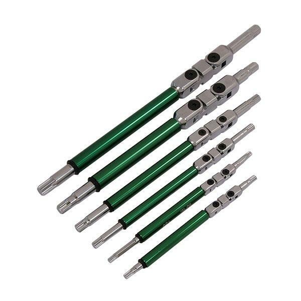 6pc Star Torque Wrench Set T20 T25 T30 T40 T45 T50