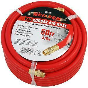 3/8" x 50ft Rubber Air Hose Line. Working Pressure 300psi