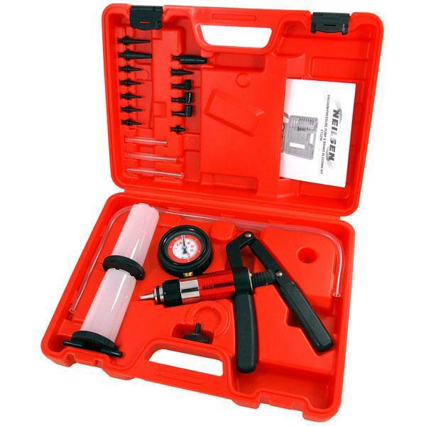 Vacuum / Pressure Tester Pump Brake Bleeding Tool Kit