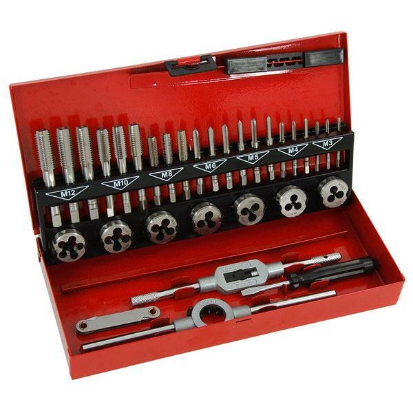 Tap And Die Set 32 Piece Metric HSS