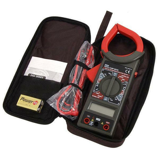 Digital Clamp Meter AC & DC, Resistance & Tester Indicator, Inc Battery