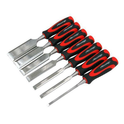 7 Piece Wooden Chisel Set Woodworking Carpenter