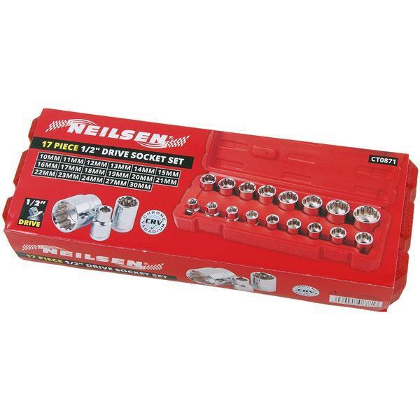 Socket Set - 17 Piece 1/2in. Drive In Bmc