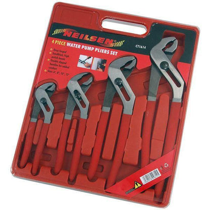 4 Piece Water Pump Pliers Set 6" 8" 10" 12" Inch