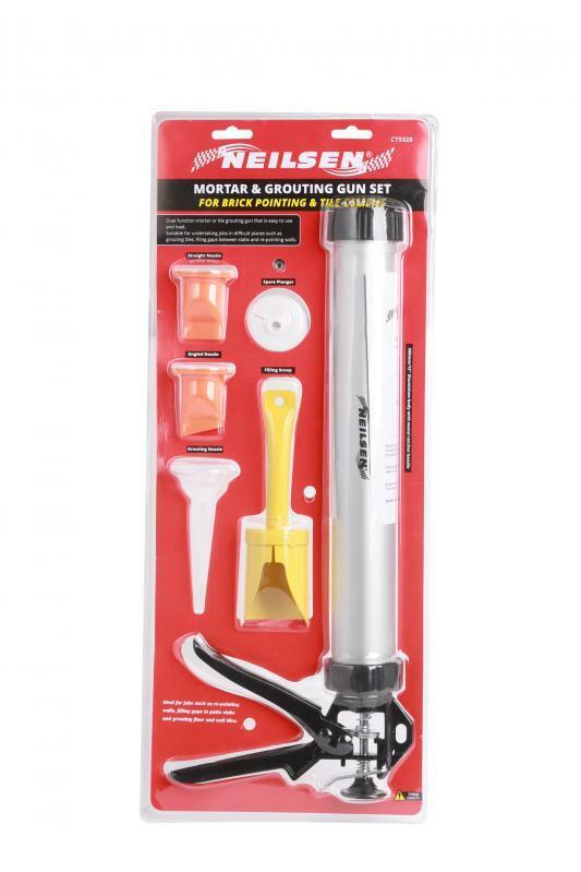 Ratchet Handle Mortar Pointing & Tile Grouting Gun Set