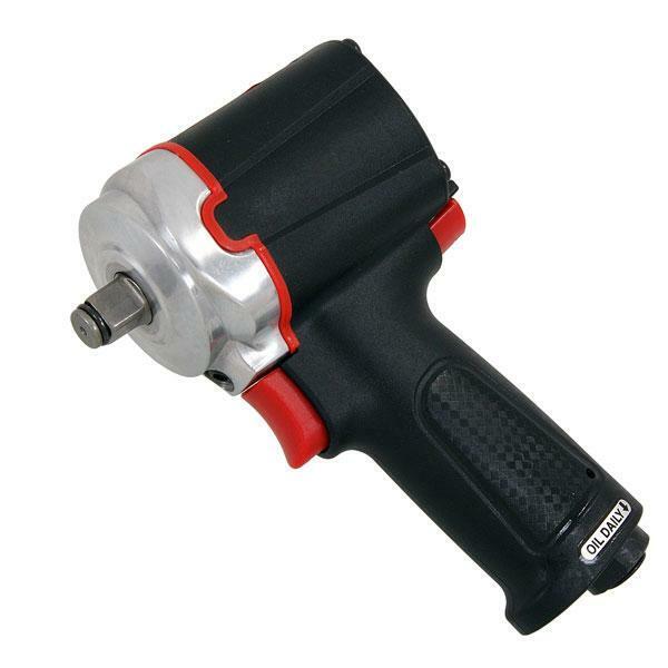 Mini Short Compact Air Impact Wrench 1/2" Composite 814NM Twin Hammer