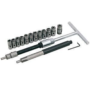 17Pc Diesel Injector Seat Cutter Set. Universal