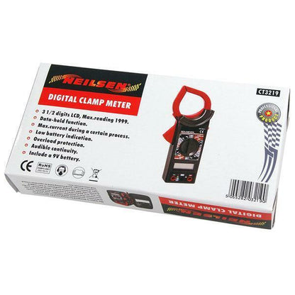 Digital Clamp Meter AC & DC, Resistance & Tester Indicator, Inc Battery