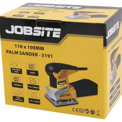 Palm Sander 110x100mm 230V 1300RPM with starter pad