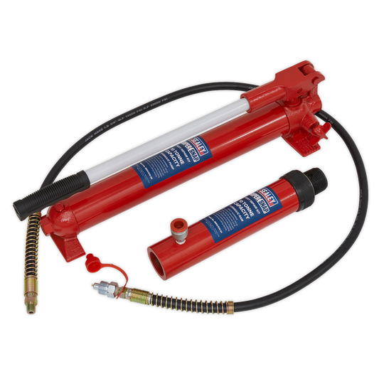 10 Tonne SuperSnap® Push Ram with Pump & Hose Assembly