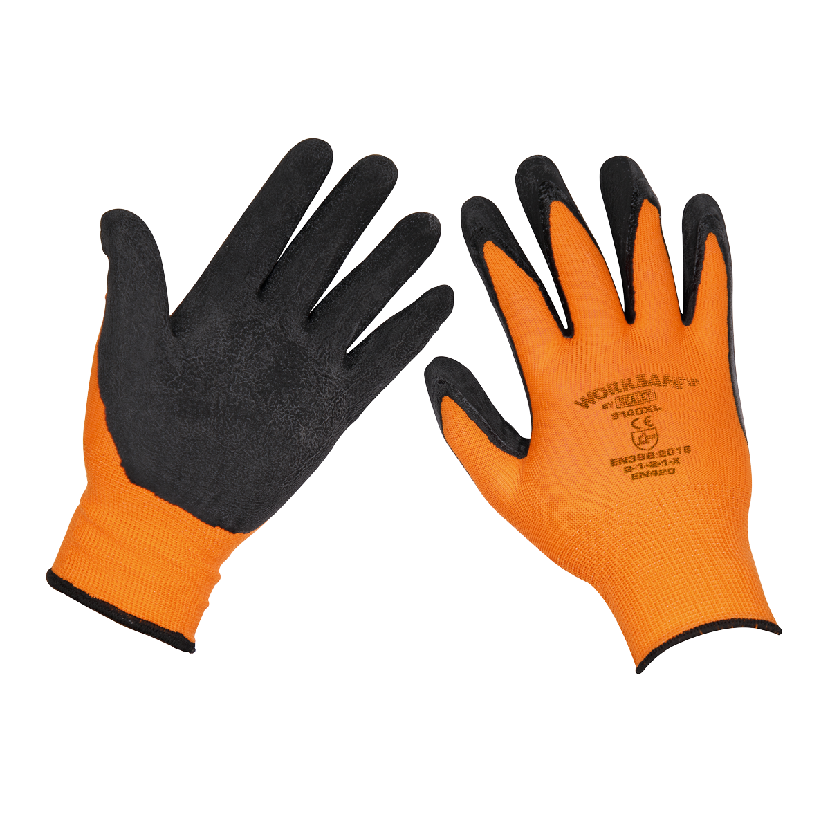 Foam Latex Grippa Gloves (X-Large) - Pack of 12 Pairs