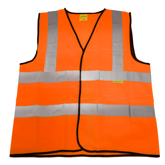 Hi-Vis Orange Waistcoat (Site and Road Use) - Medium