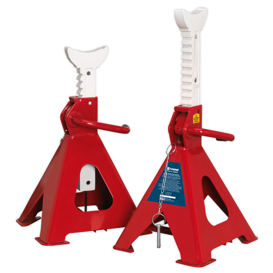 Auto Rise Ratchet Axle Stands (Pair) 5 Tonne Capacity per Stand