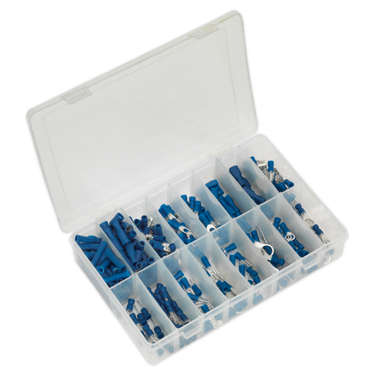 280pc Blue Crimp Terminal Assortment