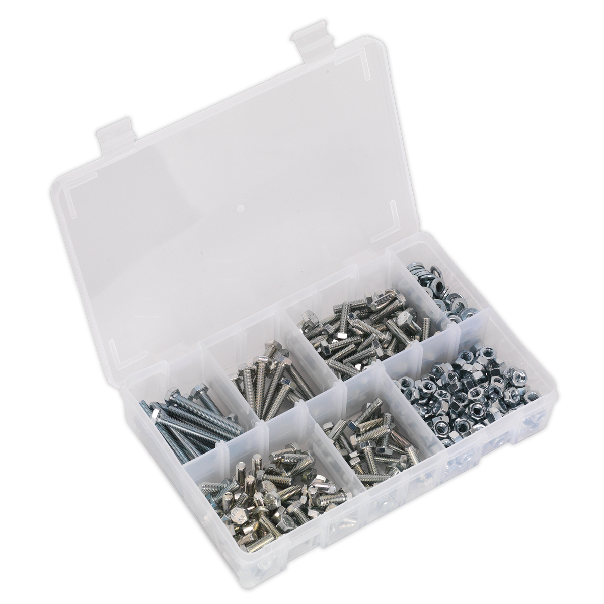 408pc High Tensile Setscrew, Nut & Washer Assortment M6