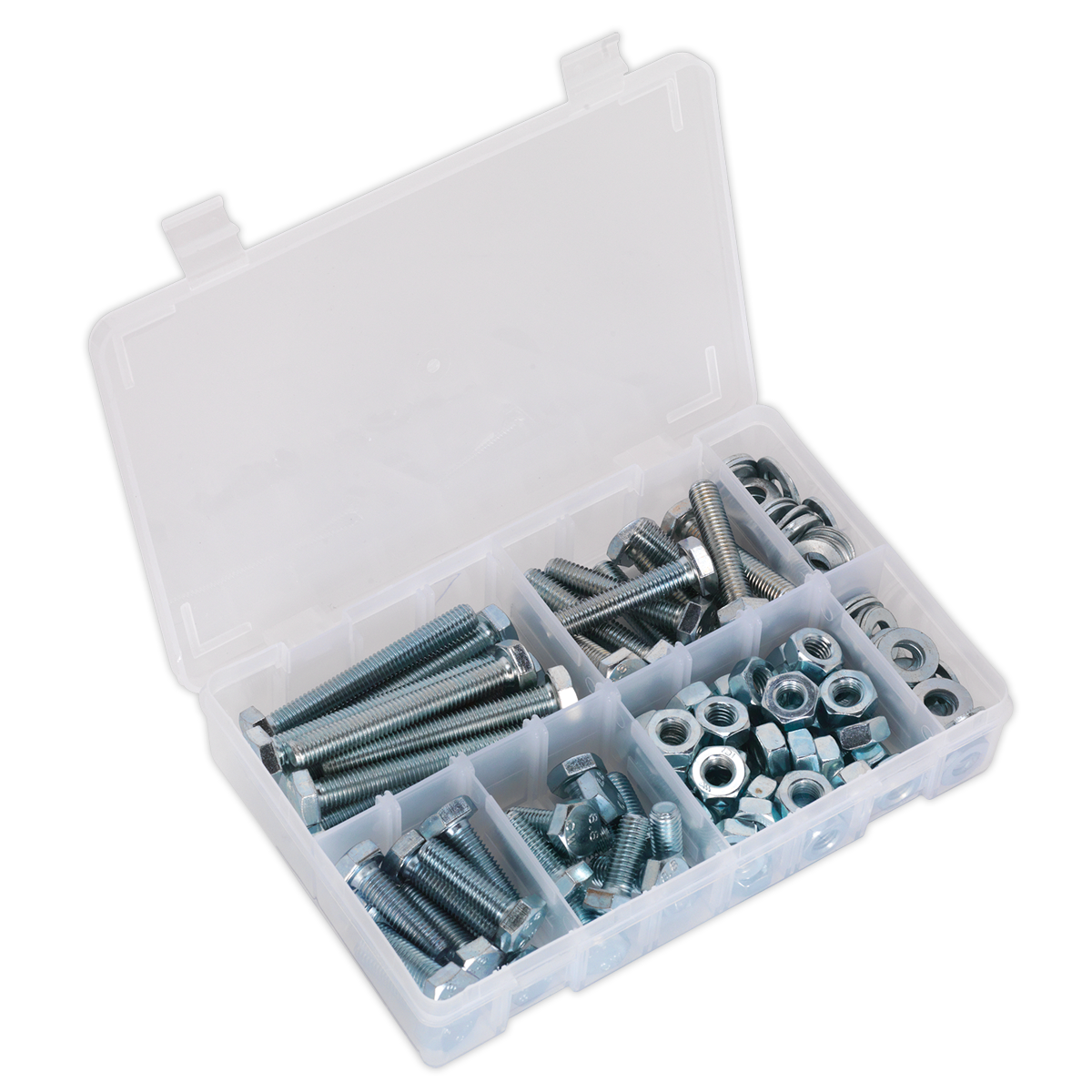 150pc High Tensile Setscrew, Nut & Washer Assortment M10