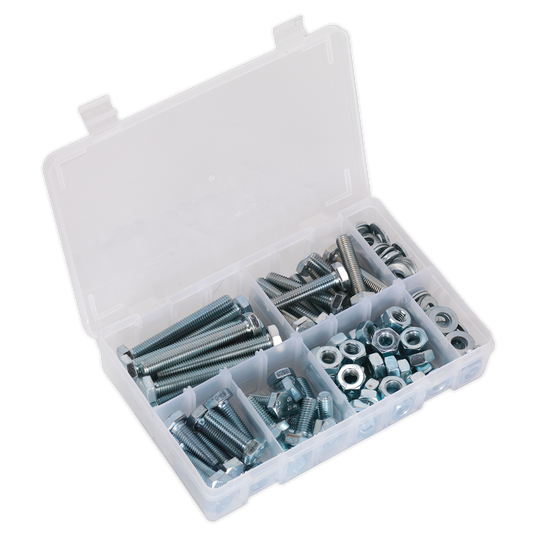 150pc High Tensile Setscrew, Nut & Washer Assortment M10