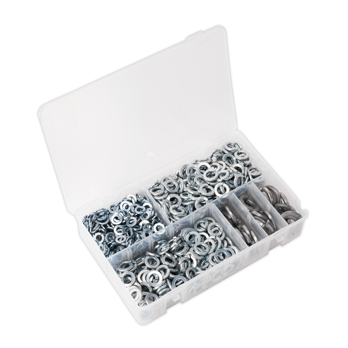 1010pc Spring Washer Assortment DIN 127B - M6-M16