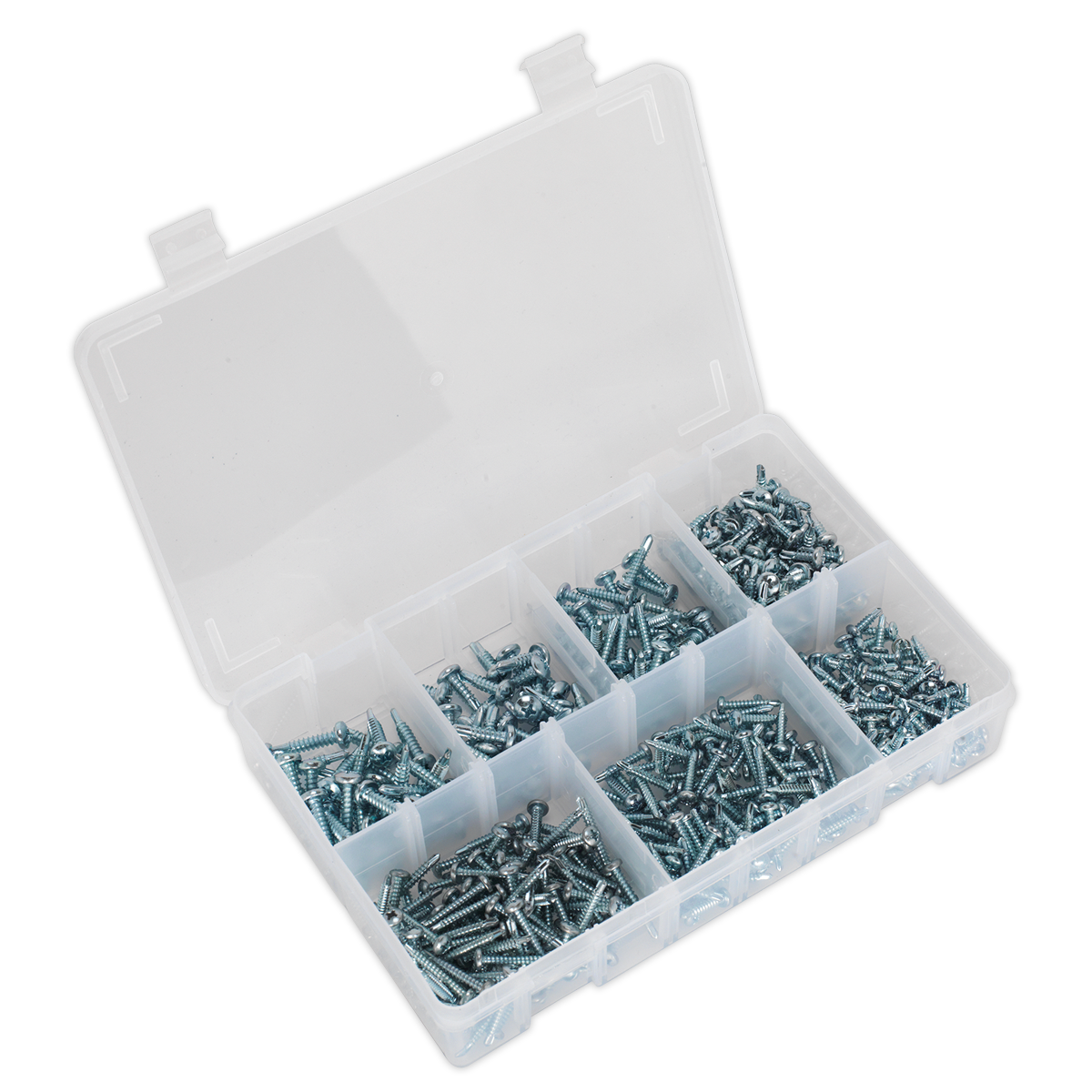 500pc Self-Drilling Phillips Pan Head Screw Assortment