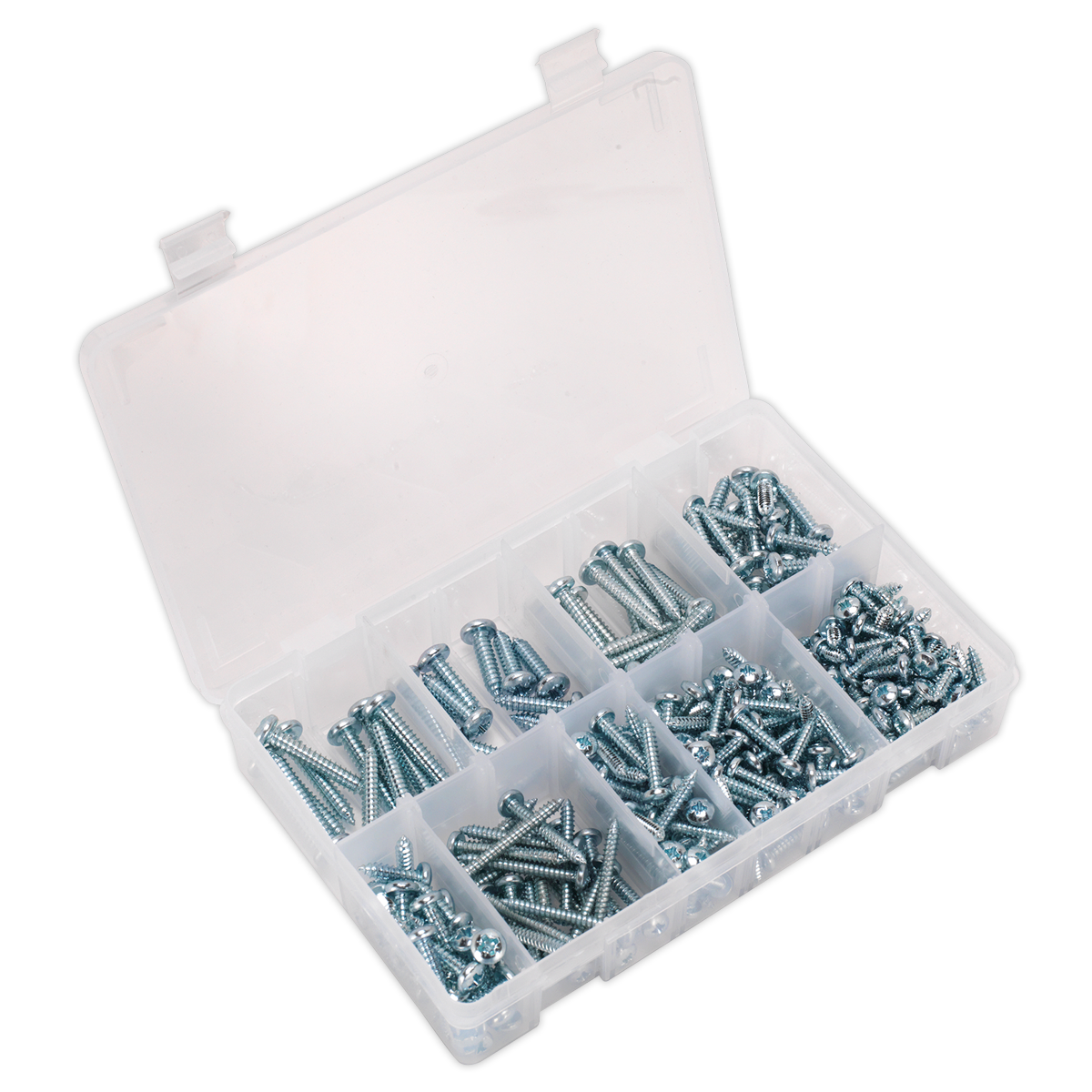 305pc Self-Tapping Pan Head Pozi Screw Assortment - DIN 798CZ