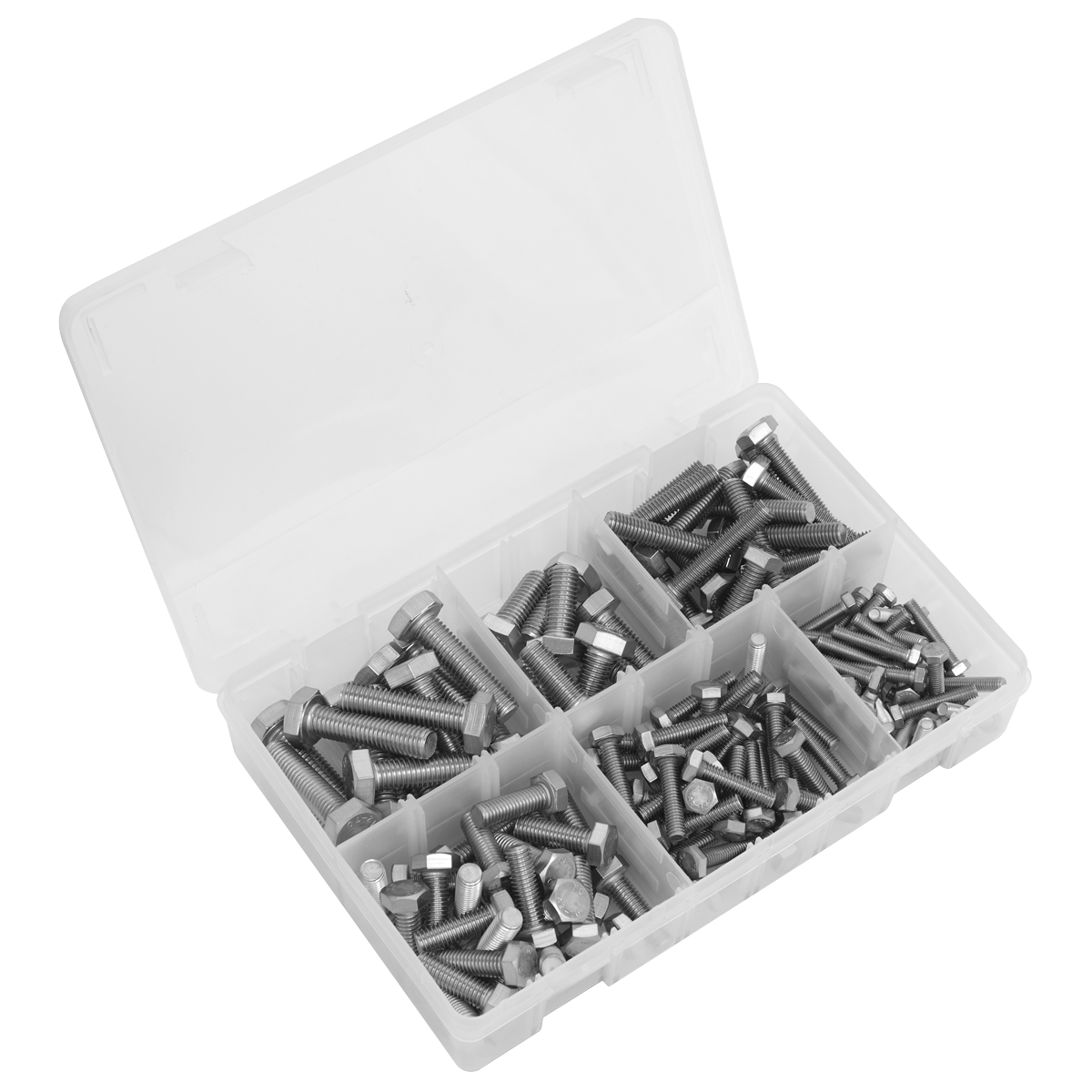 150pc Stainless Steel Setscrew Assortment - M5-M10