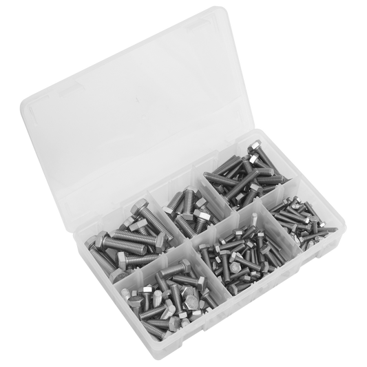 150pc Stainless Steel Setscrew Assortment - M5-M10