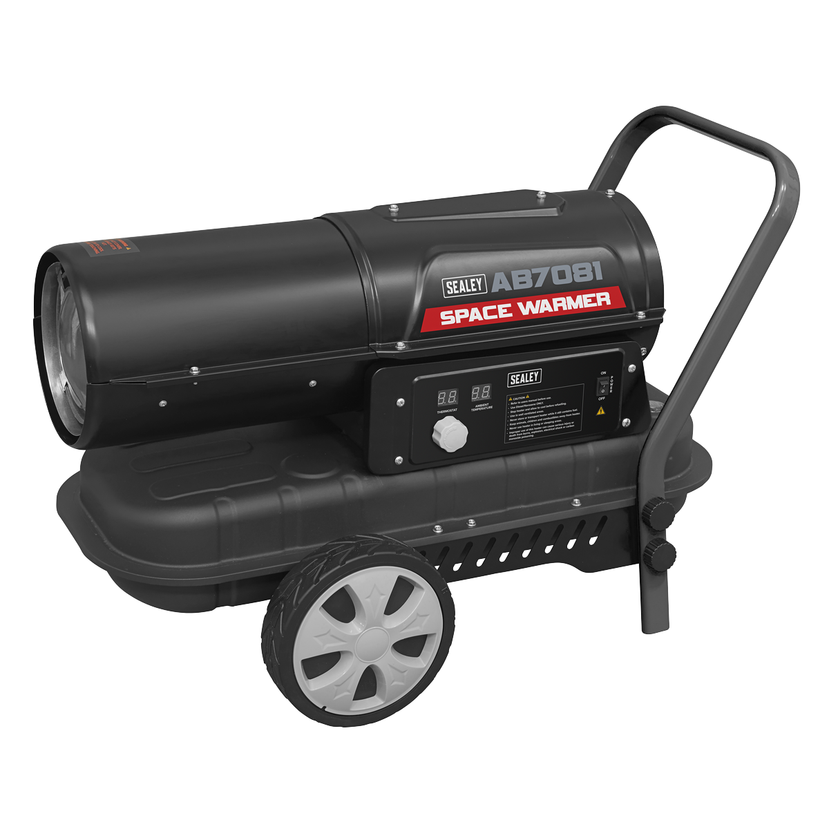 70,000Btu/hr Space Warmer® Kerosene/Diesel Heater with Wheels