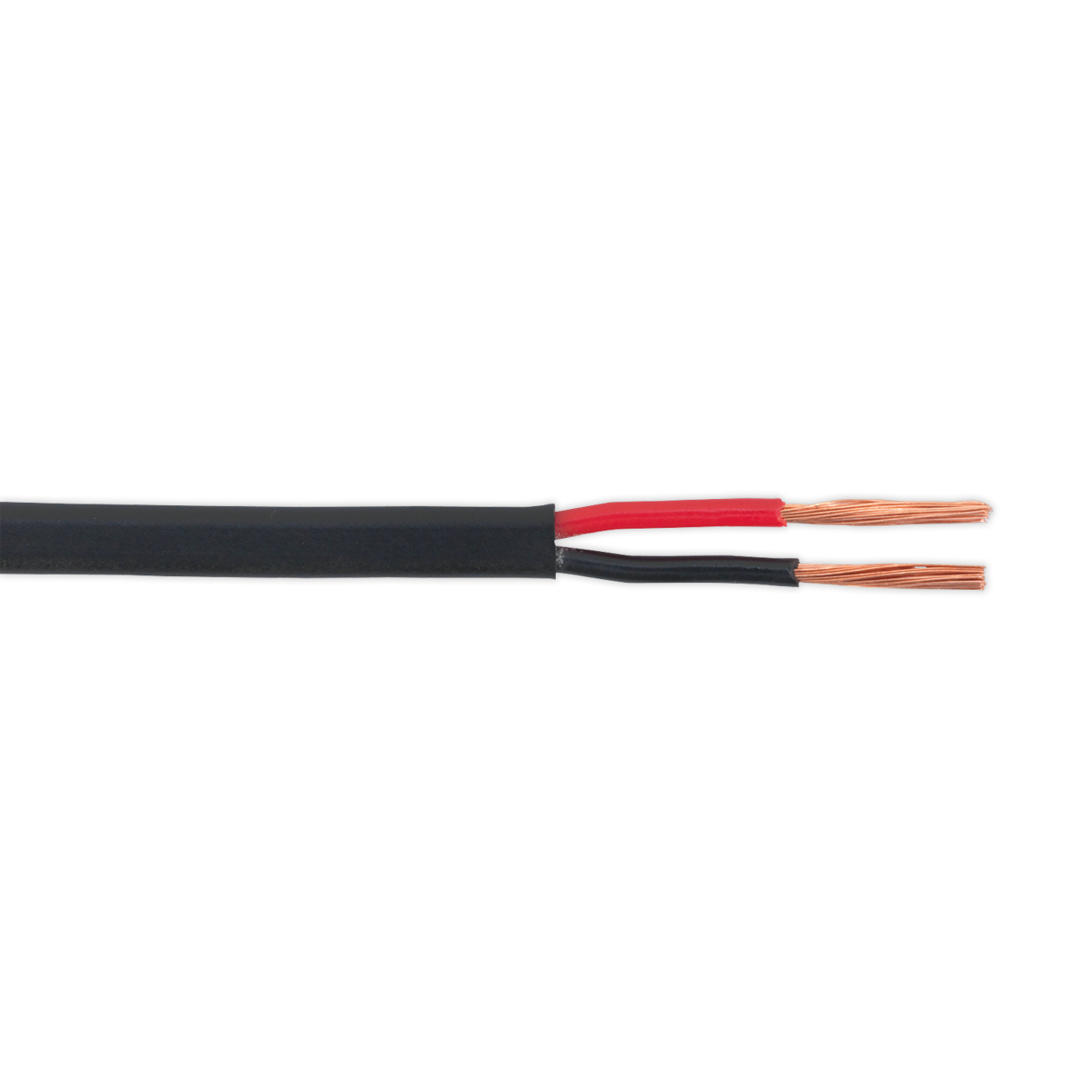 30m 32/0.20mm Thin Wall Flat Twin Automotive Cable - Black