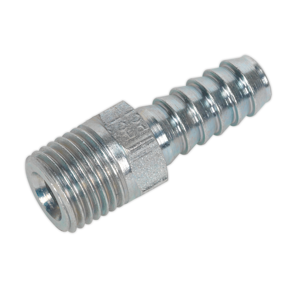 Screwed Tailpiece Male 1/4"BSPT - 5/16" Hose - Pack of 5