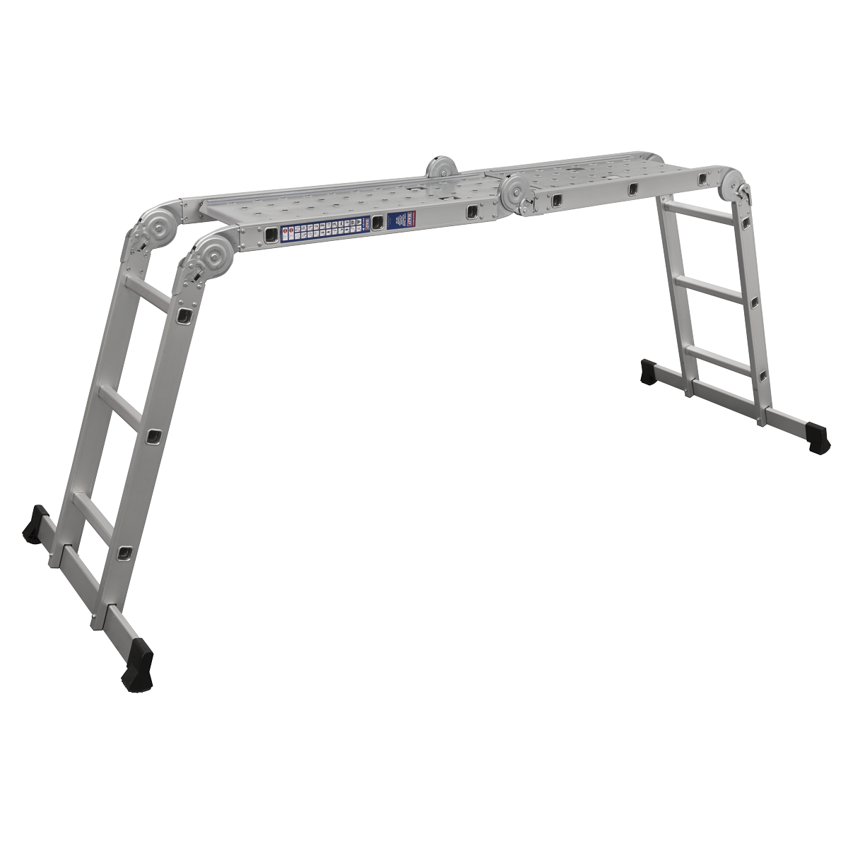 4-Way Trade Aluminium Folding Platform Ladder EN 131