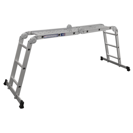 4-Way Trade Aluminium Folding Platform Ladder EN 131