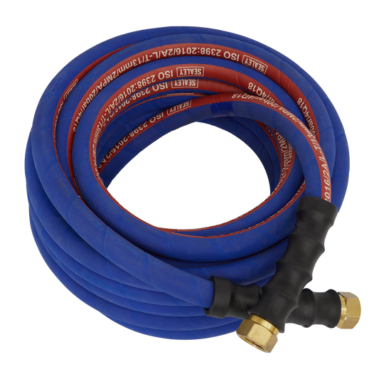 10m x Ø13mm Extra-Heavy-Duty Air Hose with 1/2"BSP Unions