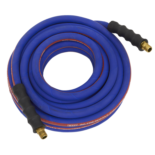 15m x Ø13mm Extra-Heavy-Duty Air Hose with 1/2"BSP Unions