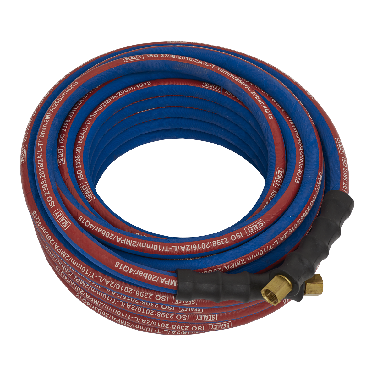 15m x Ø10mm Extra-Heavy-Duty Air Hose with 1/4"BSP Unions