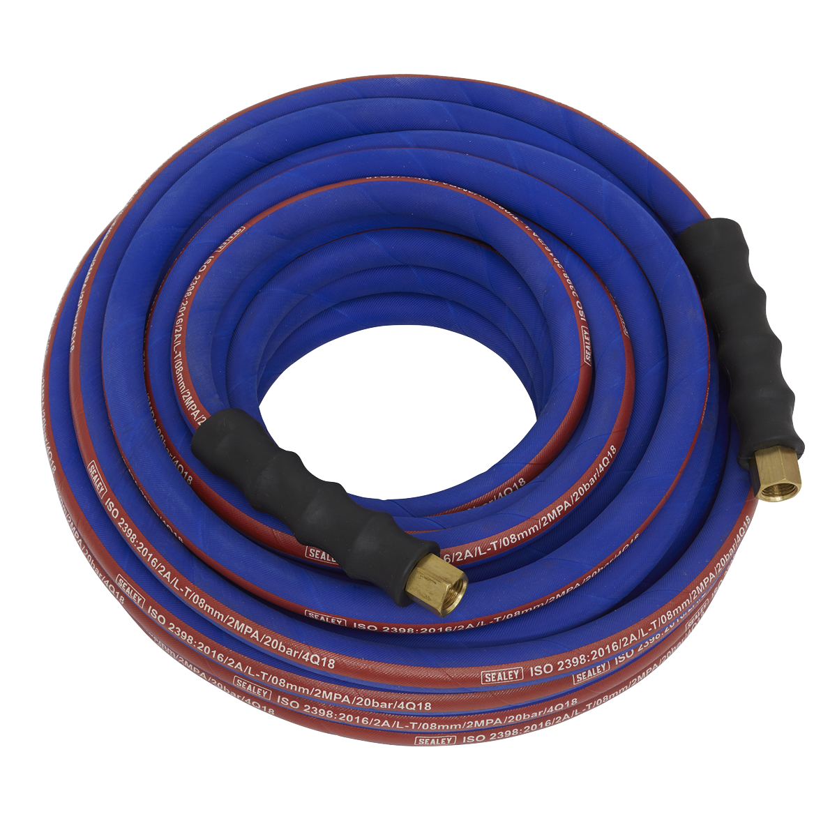 15m x Ø8mm Extra-Heavy-Duty Air Hose with 1/4"BSP Unions