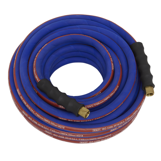 15m x Ø8mm Extra-Heavy-Duty Air Hose with 1/4"BSP Unions