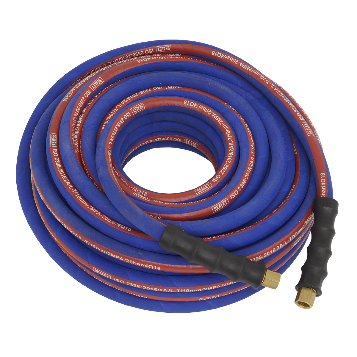 20m x Ø8mm Extra-Heavy-Duty Air Hose with 1/4"BSP Unions