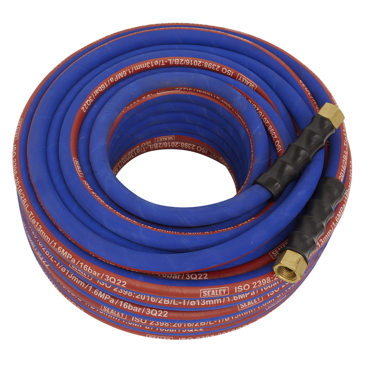 30m x Ø13mm Extra-Heavy-Duty Air Hose with 1/2"BSP Unions