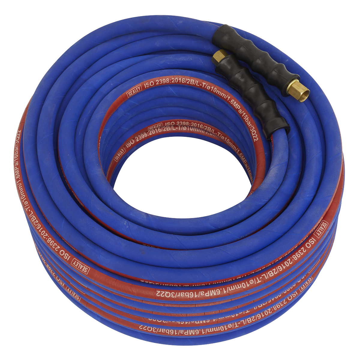 30m x Ø10mm Extra-Heavy-Duty Air Hose with 1/4"BSP Unions