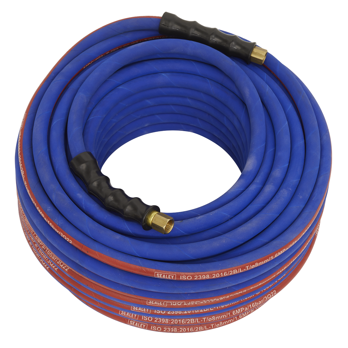 30m x Ø8mm Extra-Heavy-Duty Air Hose with 1/4"BSP Unions