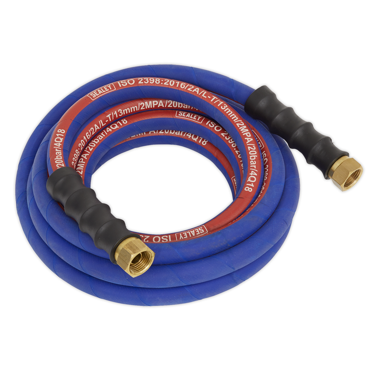 5m x Ø13mm Extra-Heavy-Duty Air Hose with 1/2"BSP Unions