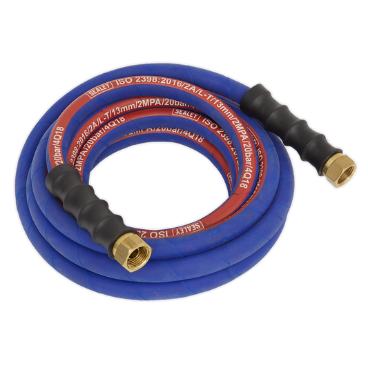 5m x Ø13mm Extra-Heavy-Duty Air Hose with 1/2"BSP Unions