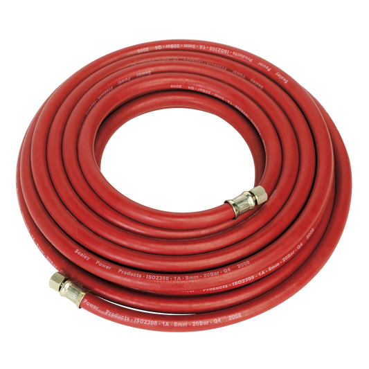 10m x Ø8mm Air Hose with 1/4"BSP Unions